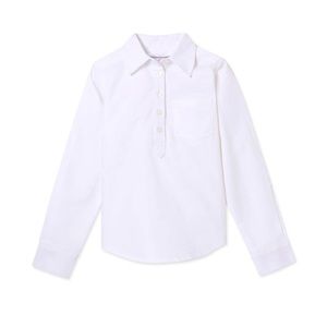 Classic Prep White Oxford Jensen Relaxed Poppover
